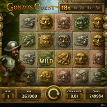 Duospin - Gonzo's Quest Slot Game - NetEnt